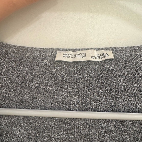 Zara Women's WB Collection Gray Scoop Neck Tank Top Small Stretch. Worn once. - Picture 3 of 3